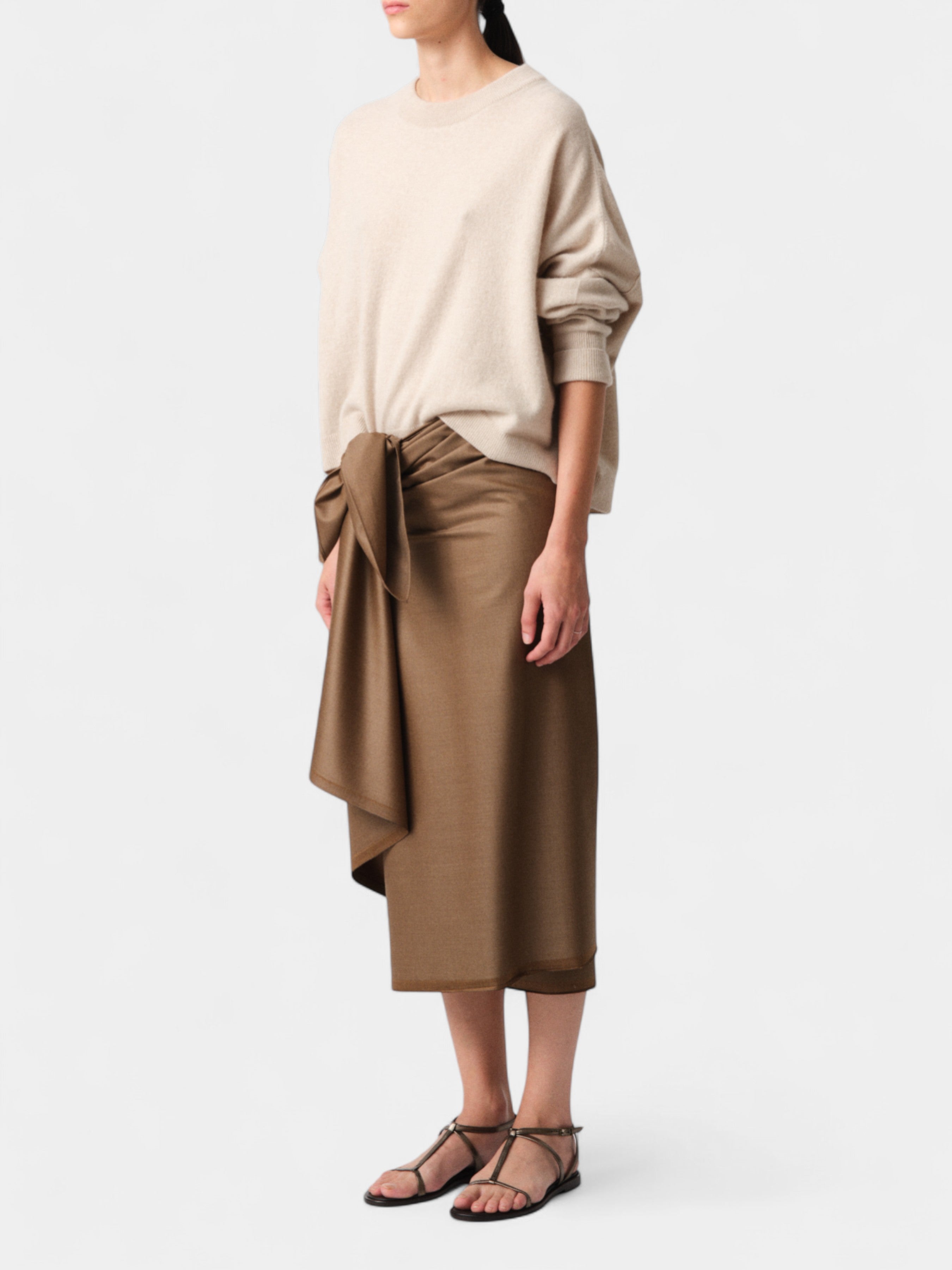 DUSAN MAGLIA GIROCOLLO T7691N OATMETAL BALU.CH