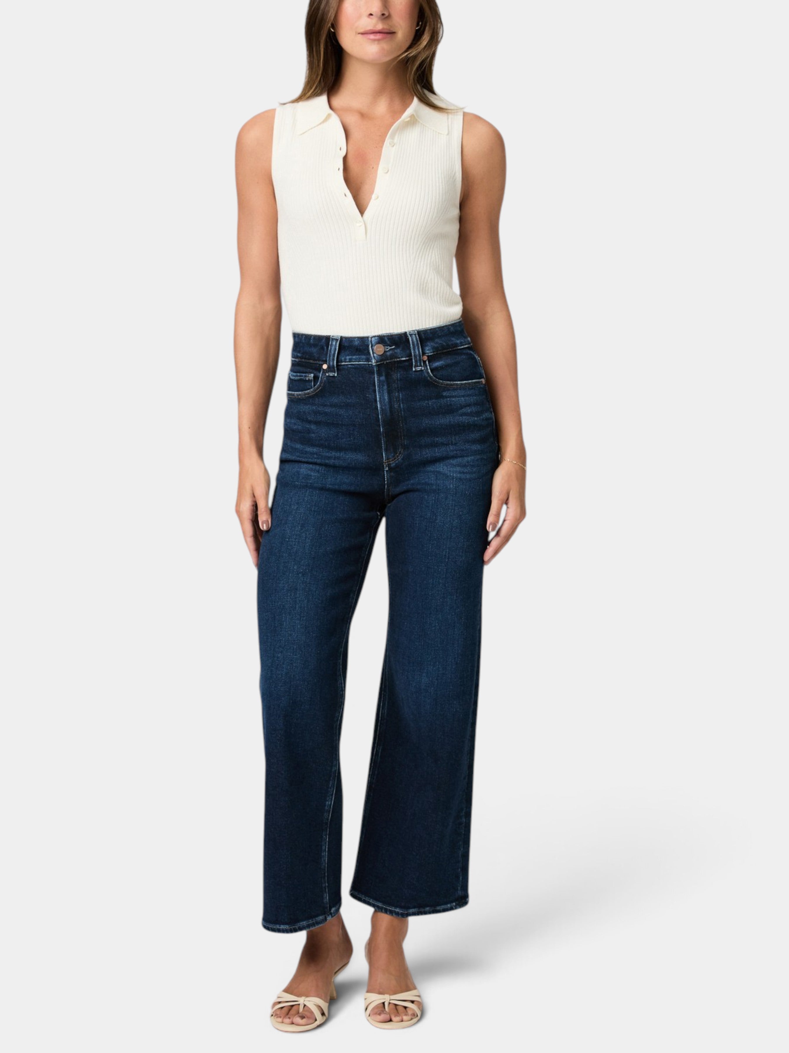 Paige Jeans Leenah 32 a gamba ampia