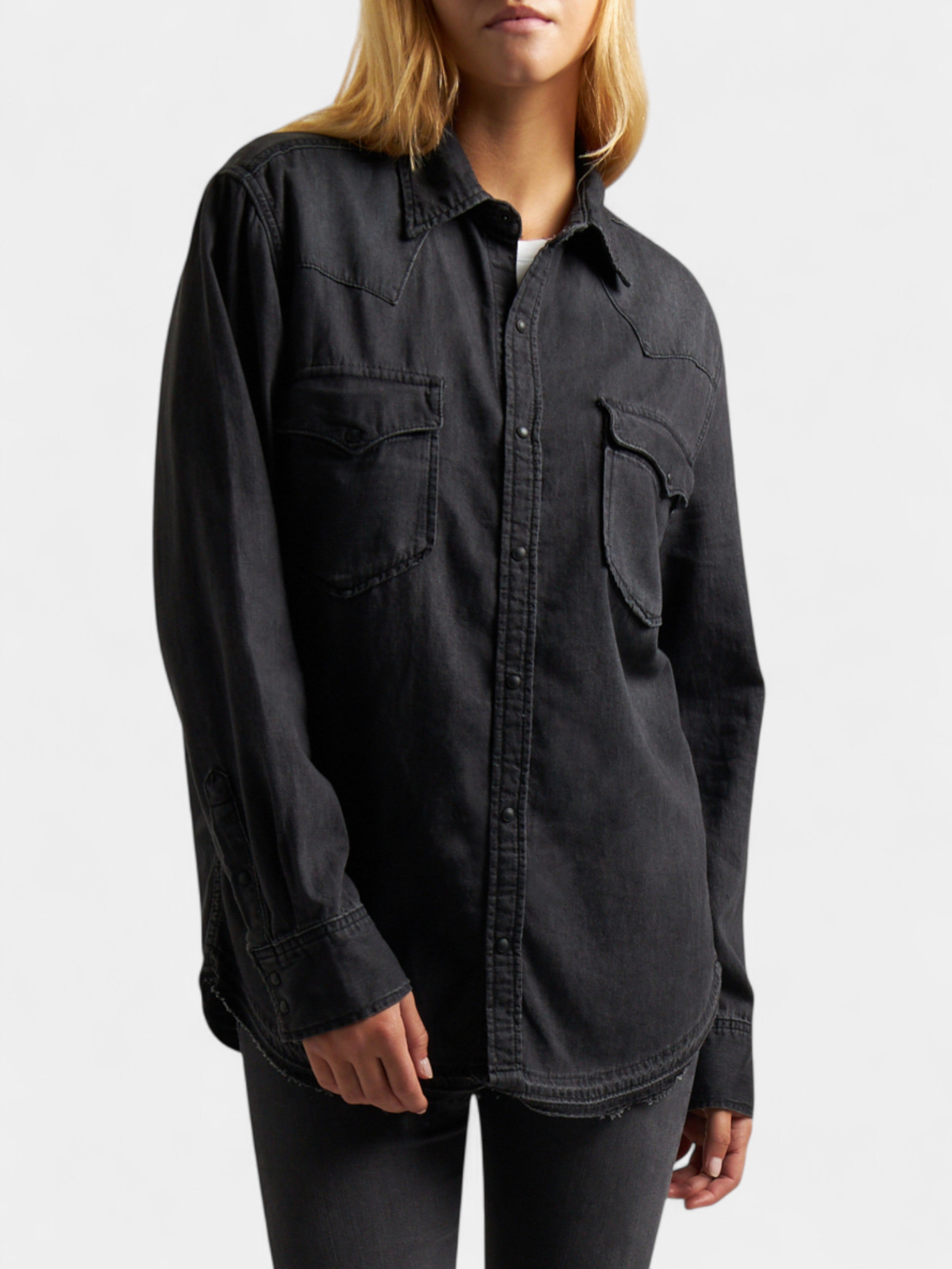AG JEANS CAMICIA JEANS O DENIM W0055032 BLAK BALU.CH