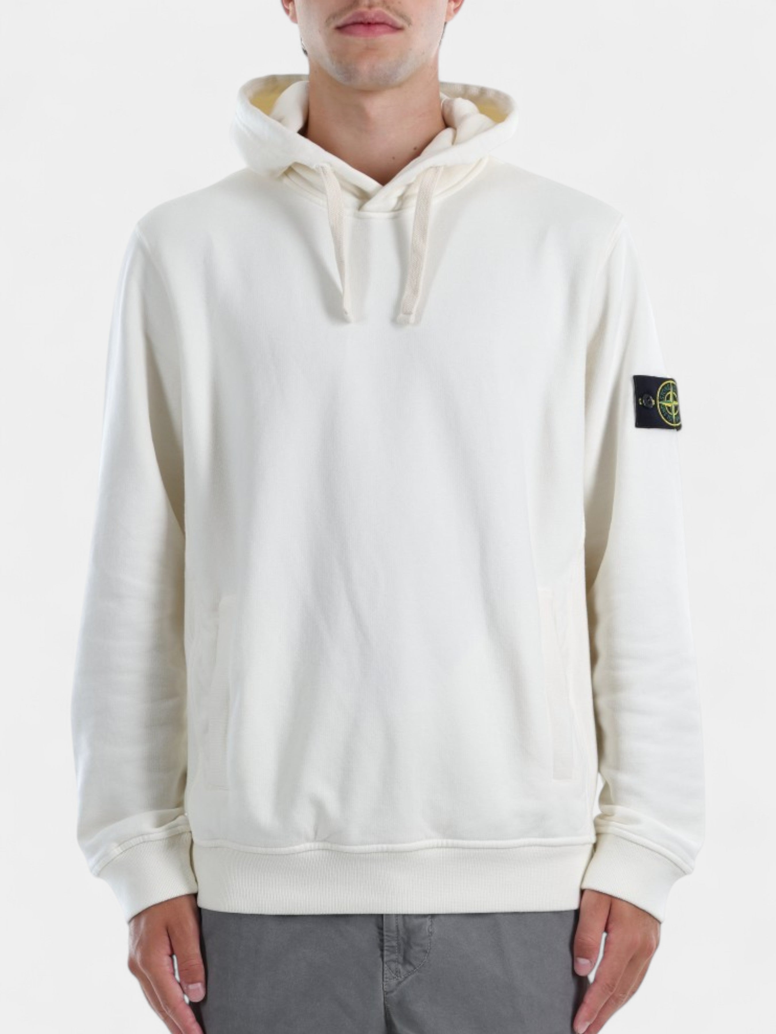 STONE ISLAND HOODIE (HOODED SWEATSHIRT)